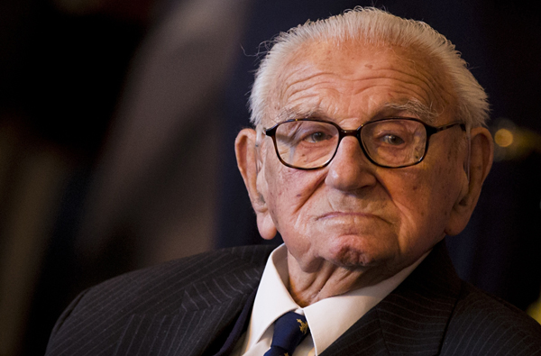 Sir Nicholas Winton receives Order of the White Lion
