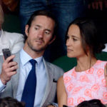 File photo dated 6/7/2016 of Pippa Middleton and James Matthews on day nine of the Wimbledon Championships at the All England Lawn Tennis and Croquet Club, Wimbledon. Pippa Middleton has reportedly become engaged to her financier boyfriend James Matthews.