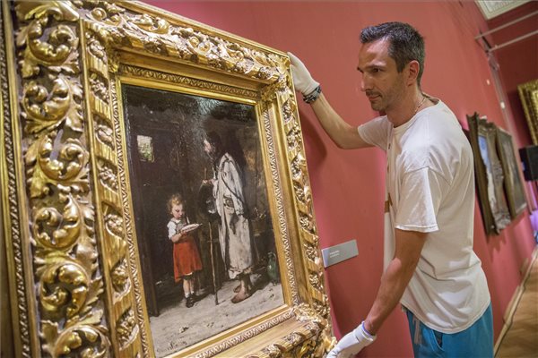 Munkácsy Mihálynak a széles nyilvánosság előtt eddig ismeretlen festménye, az Egy tál meleg leves című alkotása