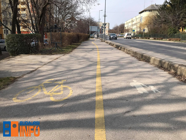 budaors_bicikli_ut_gyalogos_osztott_jarda_szabadsag_ut_rendorseg_2021marc10