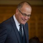 Budapest, 2025. november 3. Navracsics Tibor közigazgatási és területfejlesztési miniszter érkezik éves meghallgatására az Országgyűlés európai ügyek bizottságának ülésén az Országház Tisza Kálmán termében 2025. november 3-án. MTI/Balogh Zoltán