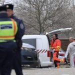 Budapest, 2026. január 5. Rendőrök és mentők Dudás Miklós világbajnok kajakos otthonánál Budapesten 2026. január 5-én. A sportoló otthonában elhunyt. MTI/Mihádák Zoltán