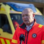 Budapest, 2025. december 27. Az új mentőautó az átadása napján a pesthidegkúti mentőállomáson 2025. december 27-én. MTI/Balogh Zoltán