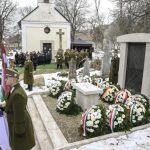 Budaörs, 2026. január 19. A magyarországi németek elhurcolásának és elűzetésének emléknapja alkalmából tartott megemlékezés a budaörsi Ótemetőben az elűzetési emlékműnél 2026. január 19-én. MTI/Szigetváry Zsolt