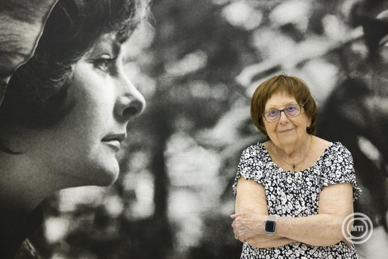 Budapest, 2026. február 6. Életének 95. évében elhunyt Keleti Éva Kossuth- és Balázs Béla-díjas fotográfus, érdemes és kiváló művész. A felvétel 2023. július 12-én készült Budapesten. MTI/Hegedüs Róbert