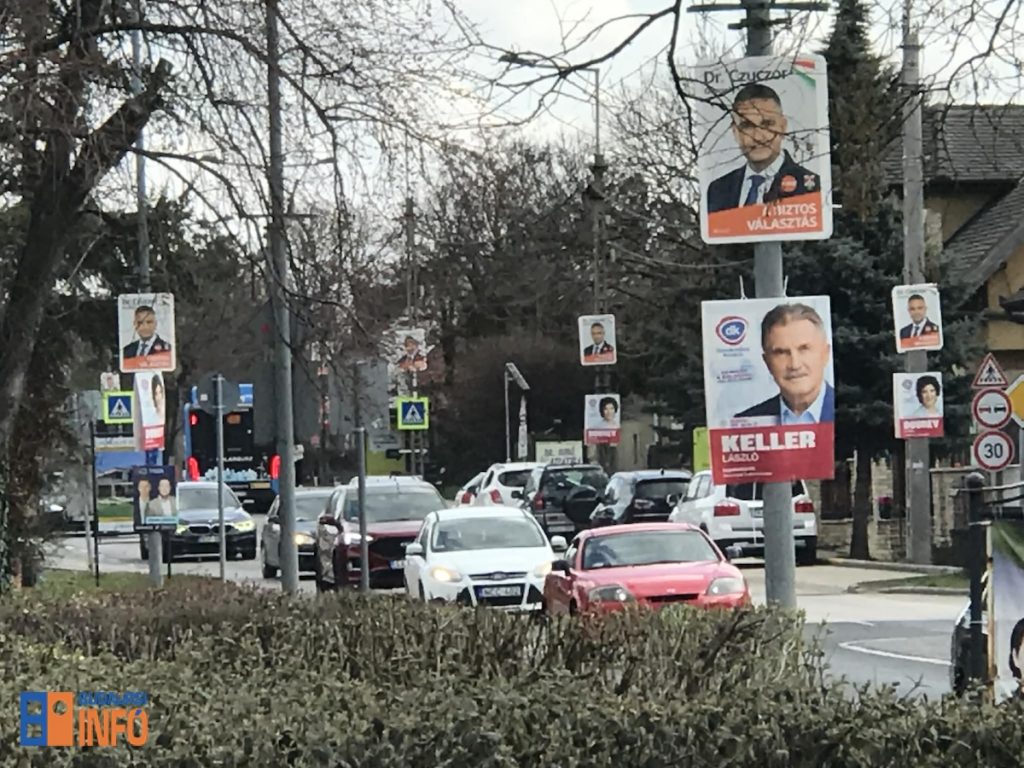 valasztas_plakatok_szabadsag_ut_budaors_2026marc12