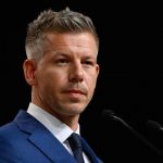 Magyar Péter, a Tisza Párt elnöke nemzetközi sajtótájékoztatót tart az országgyűlési választásokat követően a Hungexpo Kongresszusi Központban 2026. április 13-án. MTI/Hegedüs Róbert
