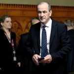 Hegedűs Zsolt egészségügyért felelős miniszterjelölt kinevezés előtti meghallgatására érkezik az Országgyűlés egészségügyi bizottságának ülésére az Országházban 2026. május 11-én. MTI/Hegedüs Róbert